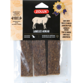 Натурално лакомство за кучета Zolux Lamb Strips сушени лентички от агнешко месо